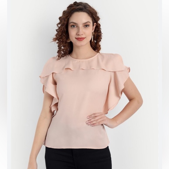 Milly silk ruffle blouse - Picture 1 of 5